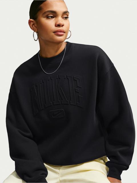 Nike Nike Studio Fleece Medium Weight Women's Oversized Embossed Crew