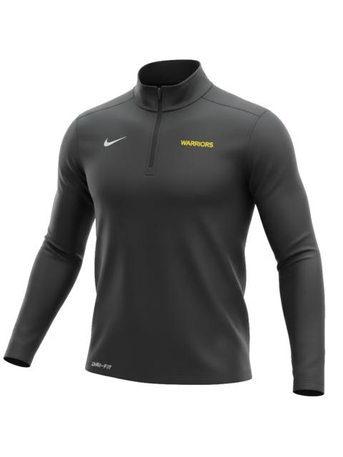 Nike NBA Golden State Warriors Solid Element Top Long Sleeve Tee "Black" M53501 BLACK