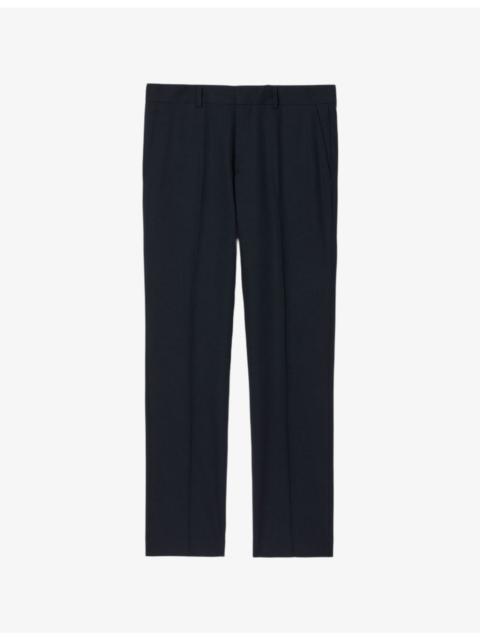 Sandro Wide-Leg Regular-Fit Wool Suit Trousers