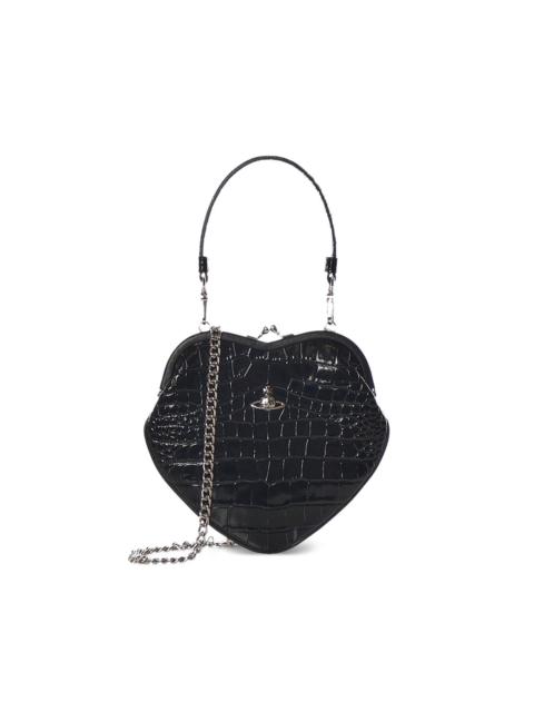 Vivienne Westwood Heart embossed leather tote bag