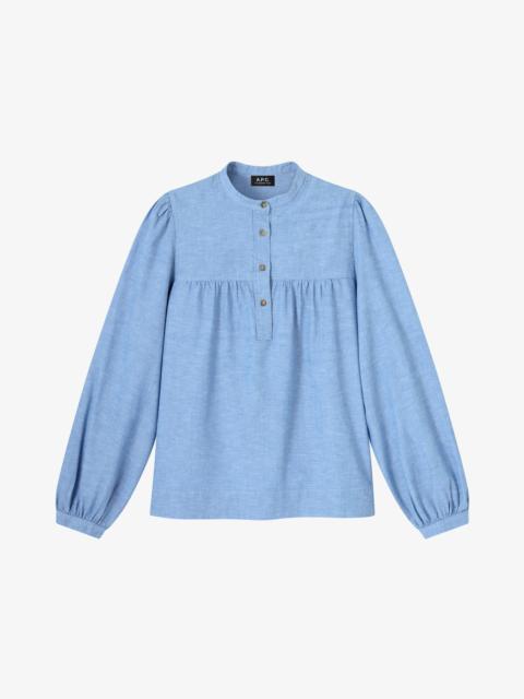 A.P.C. BABY DOLL BLOUSE