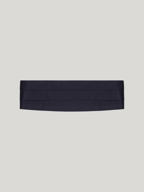 Canali BLUE SILK CUMMERBAND - MEDIUM