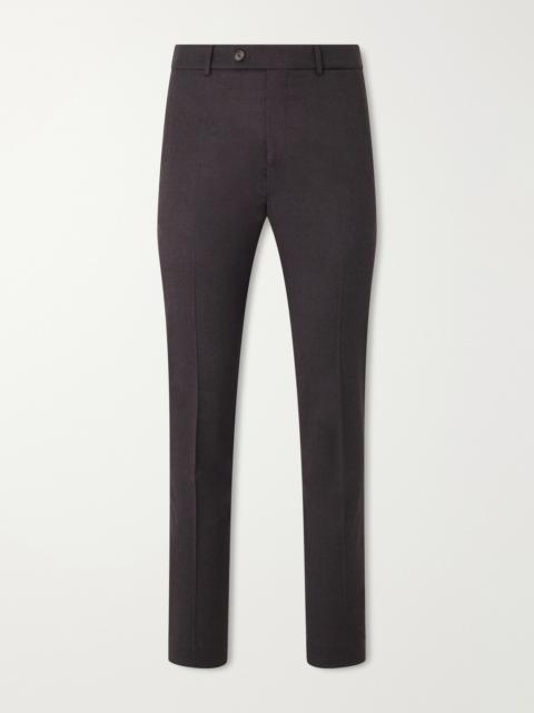 SLOWEAR Incotex Tapered Wool-Blend Flannel Trousers