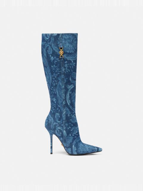 VERSACE Barocco Medusa '95 Knee-High Boots