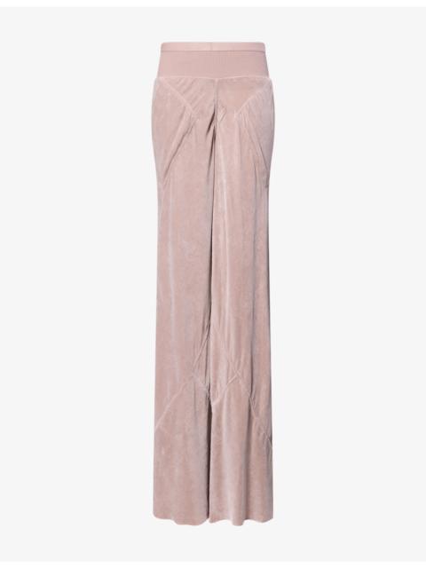 Rick Owens Bias Wide-Leg Velvet Trousers