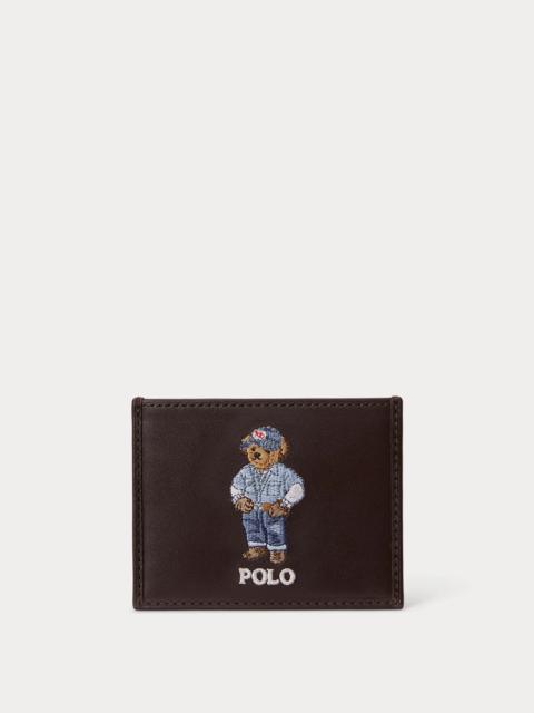 Polo Ralph Lauren Polo Bear Leather Card Case