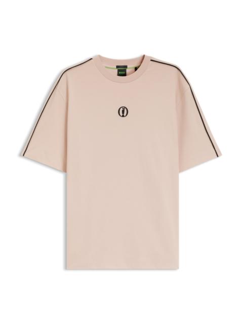 BOSS THE OPEN COTTON T-SHIRT WITH GOLF GRAPHIC