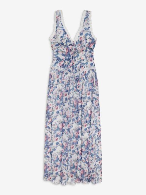 For Love & Lemons Audrey Floral Maxi Dress