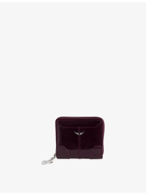 Zadig & Voltaire Sunny Mini Patent-Leather Wallet