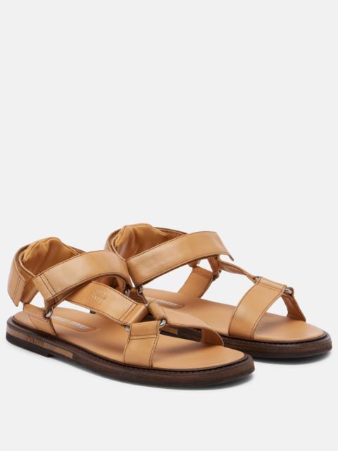 Miu Miu Leather sandals
