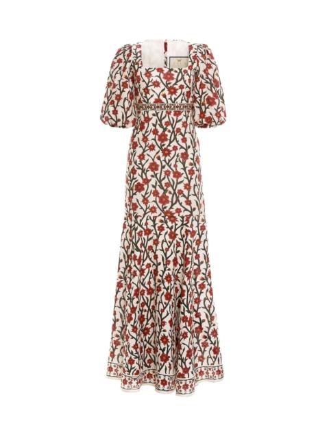 Agua by Agua Bendita Clavel Mandevilla Maxi Dress