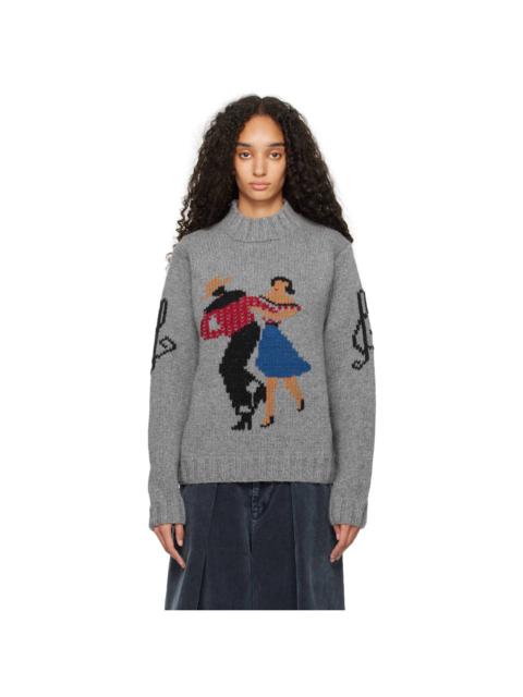 YMC Gray Bluto Sweater