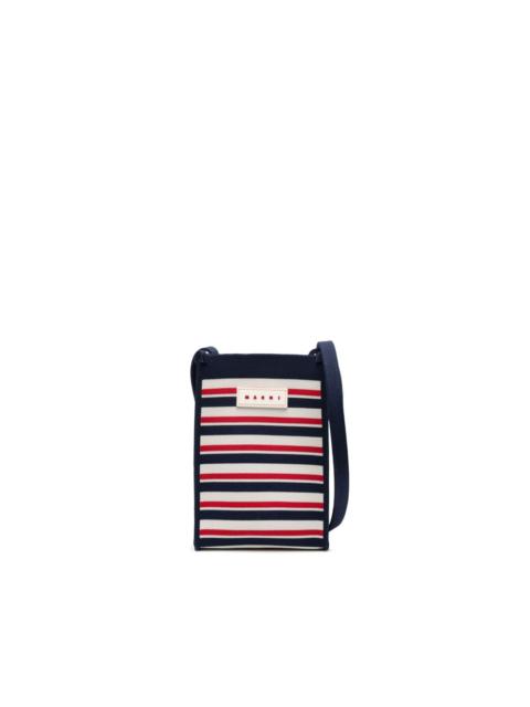 mini striped crossbody bag