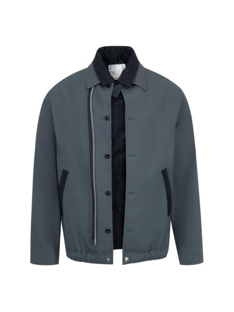 sacai Twill bomber jacket