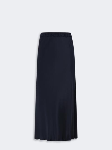Max Mara SOSPIRO Long, silk crêpe de Chine skirt - ULTRAMARINE