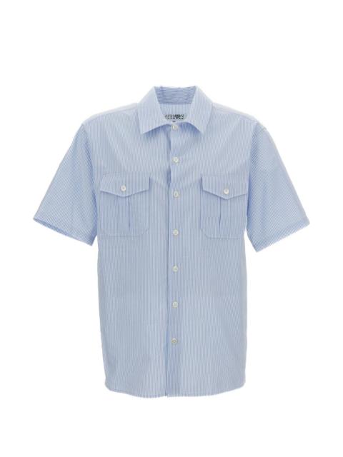 MM6 Maison Margiela pinstripe chest-pocket shirt