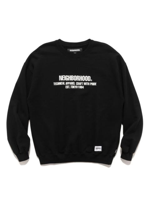 NEIGHBORHOOD Classic Sweatshirt LS Black