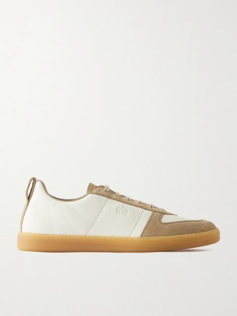 Church's Repton Textured-Leather and Deerskin Sneakers