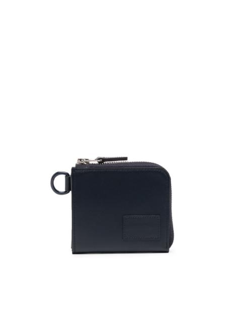 sacai zip around leather wallet