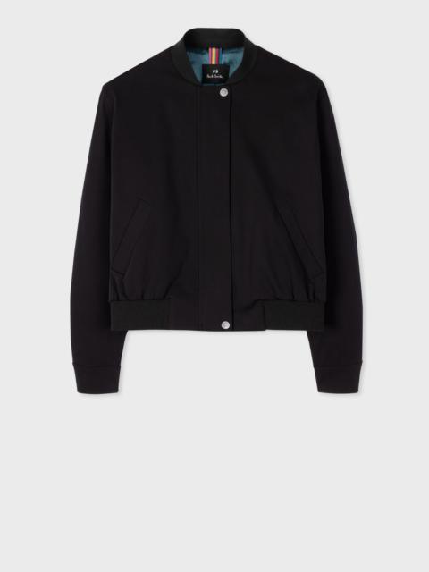 Paul Smith Black Cotton Bomber Jacket