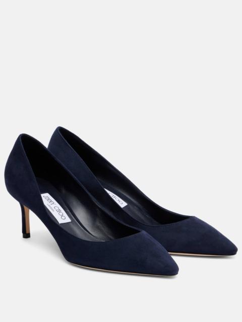 JIMMY CHOO Romy 60 suede pumps