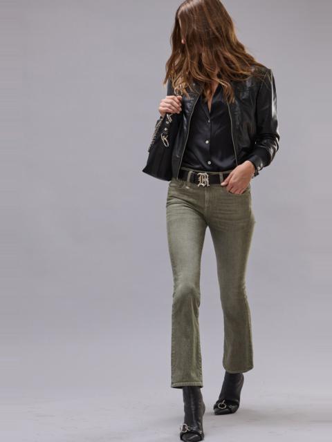 R13 KICK FIT JEAN - ARMY GREEN STRETCH - R13