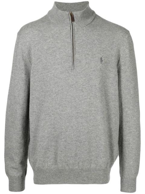 Polo Ralph Lauren logo-embroidered knitted jumper