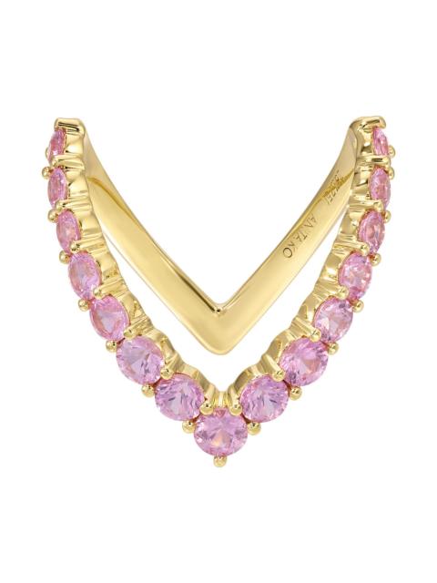 ANITA KO Pink Sapphire V Ring