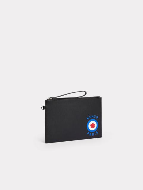 KENZO Large leather 'KENZO Target' purse