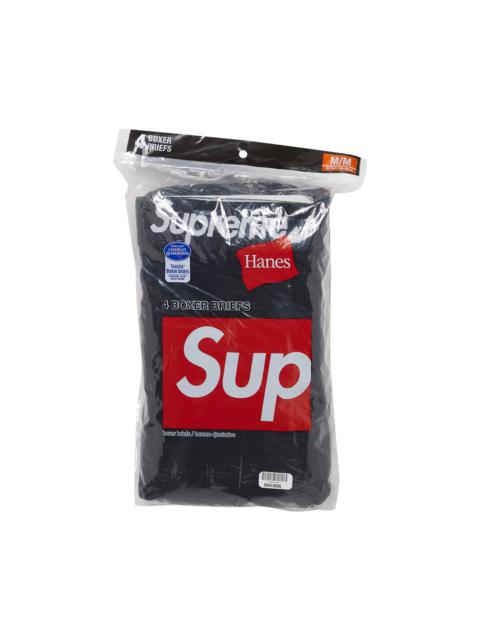 Supreme x Hanes Boxer Briefs (4 Pack) 'Black'