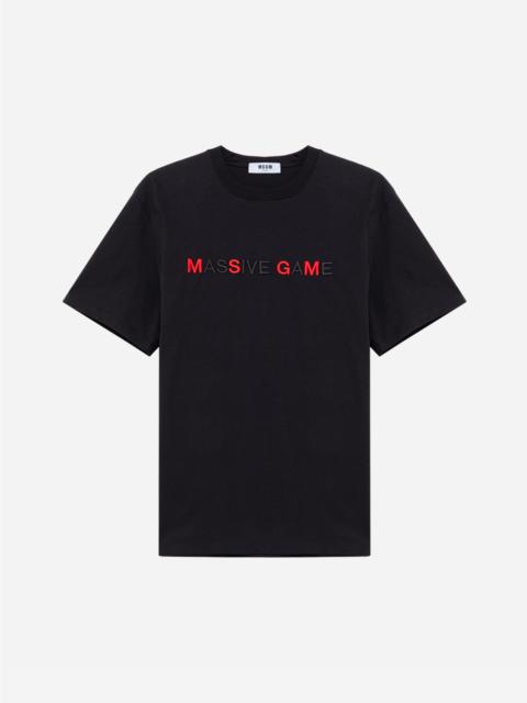 MSGM T-shirt with embroidery