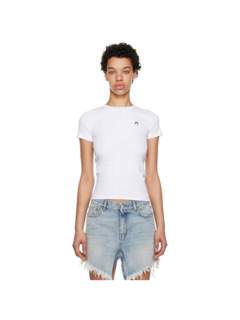 Marine Serre White Mini Fit T-Shirt