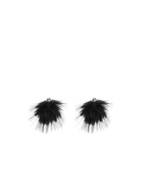 Simone Rocha crystal pompom earrings
