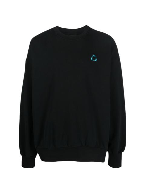 logo-embroidered jumper