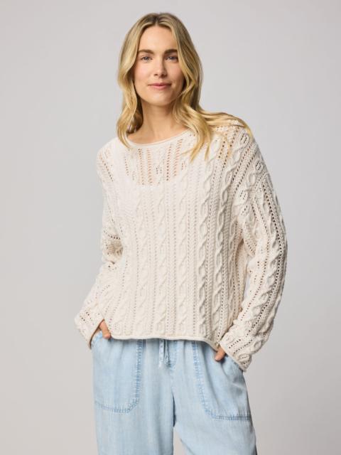 Splendid Brennan Cable Knit Sweater