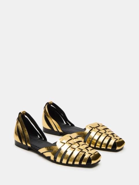 STEVE MADDEN MEDLIN GOLD LEATHER
