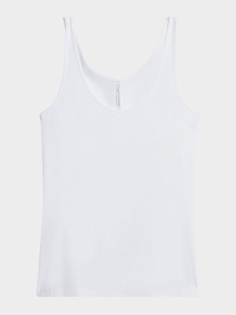 MARIA McMANUS Scoop-Neck Ribbed Tank Top