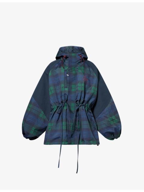 DAMSON MADDER. Liu Check Raincoat