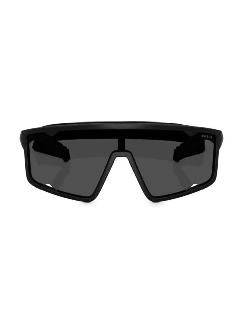 Prada Men's Active Shield Sunglasses - Matte Black