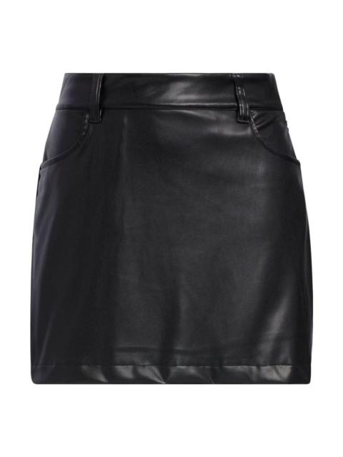 adidas (WMNS) adidas Fake Leather Skirt 'Black' HZ6093