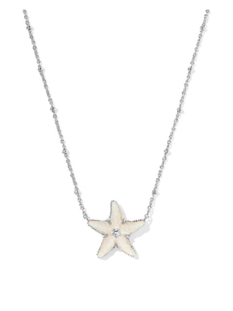 KENDRA SCOTT Parker Starfish Silver Short Pendant Necklace