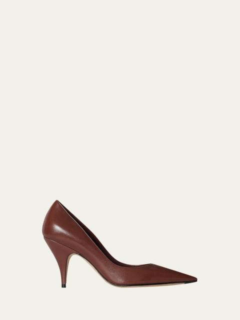 The Row 80mm Liisa Leather Pumps