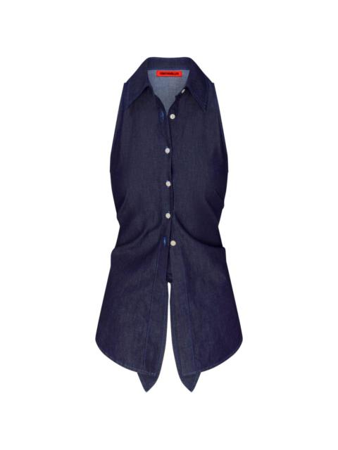 SIMONMILLER Loch sleeveless buttoned top
