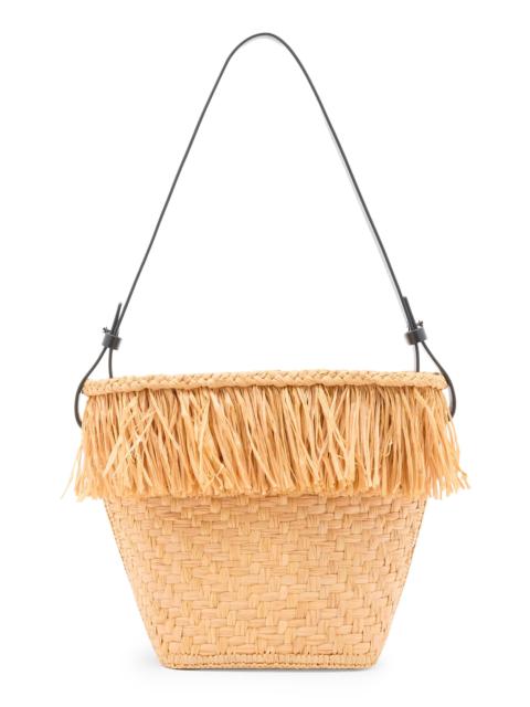Proenza Schouler Women's Small Fringe Raffia Bucket Bag - Sand