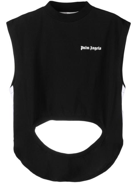 Palm Angels cut-out logo T-shirt