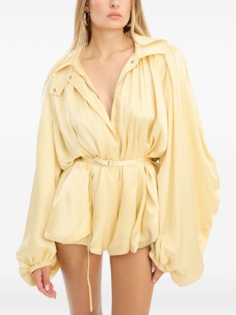 ROTATE balloon-sleeve playsuit