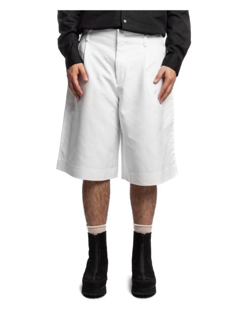 Knee Length Shorts - White