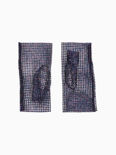 GIORGIO ARMANI MESH GLOVES WITH RHINESTONE