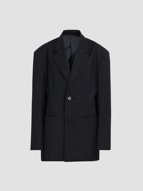 ISSEY MIYAKE Women's Honest Ensemble Wool-Blend Jacket - Black