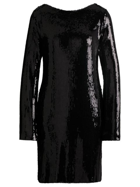 BOSS LONG-SLEEVED SEQUINNED DRESS